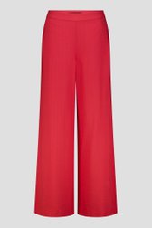 Photo produit 1 de Pantalon large rouge de Claude Arielle pour Femmes
