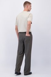 Le dos de Pantalon loose fit gris foncé à taille élastiquée de Only & Sons pour Hommes