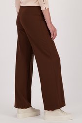 Le dos de Pantalon marron à taille élastique de Liberty Island pour Femmes