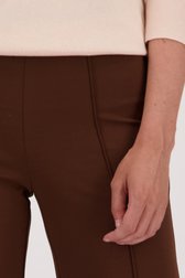 Détail de Pantalon marron à taille élastique de Liberty Island pour Femmes