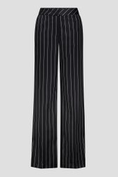 Pantalon noir à rayures de D'Auvry pour Femmes