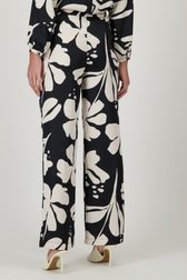 Pantalon noir avec aspect soie de D'Auvry pour Femmes