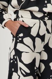 Pantalon noir avec aspect soie de D'Auvry pour Femmes
