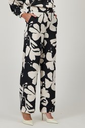 Pantalon noir avec aspect soie de D'Auvry pour Femmes
