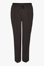 Pantalon noir avec plis - slim fit de Opus pour Femmes