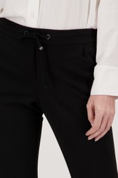 Pantalon noir avec taille élastiquée - slim fit de Liberty Island pour Femmes