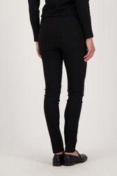 Le dos de Pantalon noir en stretch de Claude Arielle pour Femmes