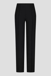 Photo produit 1 de Pantalon noir large à taille élastique de Liberty Island pour Femmes
