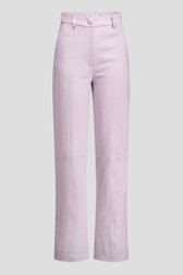 Photo produit 1 de Pantalon rose à effet daim de D'Auvry pour Femmes