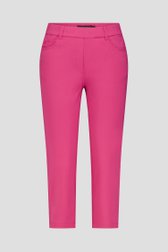 Photo produit 1 de Pantalon rose à taille élastique – longueur 3/4 de Claude Arielle pour Femmes