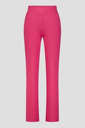 Photo produit 1 de Pantalon rose avec taille élastique de Claude Arielle pour Femmes