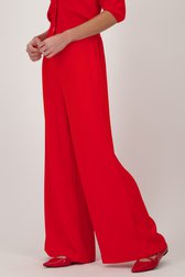 Pantalon rouge à jambes larges de D'Auvry pour Femmes