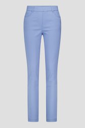 Photo produit 1 de Pantalon stretch bleu clair avec taille élastiquée de Claude Arielle pour Femmes