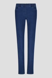Photo produit 1 de Pantalon stretch bleu foncé avec aspect denim de Claude Arielle pour Femmes