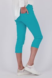 Pantalon turquoise - Longueur 7/8 de Claude Arielle pour Femmes