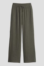 Photo produit 1 de Pantalon vert à texture froissée de Opus pour Femmes