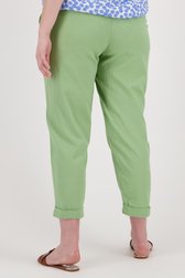 Pantalon vert aéré avec du lin  de Fransa pour Femmes
