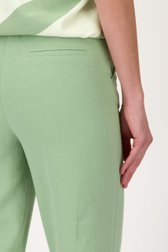 Pantalon vert clair en tissu texturé de Claude Arielle pour Femmes