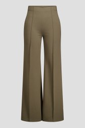 Photo produit 1 de Pantalon vert foncé avec coutures - Straight fit de Liberty Island pour Femmes