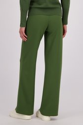 Le dos de Pantalon vert large à taille élastique de Liberty Island pour Femmes