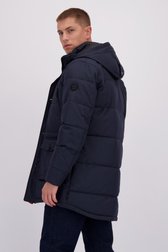 Le dos de Parka bleu foncé de District pour Hommes