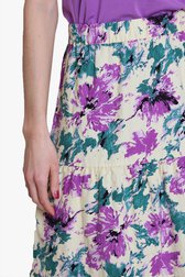 Pastelgele rok met bloemenprint van Louise voor Dames