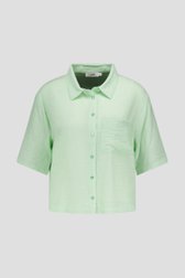 Productfoto 1 van Pastelgroene blouse met korte mouwen door Libelle voor Dames