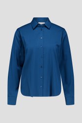 Productfoto 1 van Petrolblauwe blouse met lange mouwen door Liberty Island voor Dames