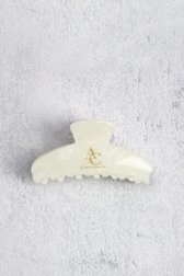 Le devant de Pince à cheveux blanche avec logo de AC by Annelien Coorevits pour Femmes