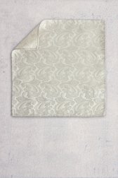 Le devant de Pochette beige clair avec motif cachemire de Liberty Island pour Hommes