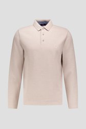 Photo produit 1 de Polo beige à manches longues  de Dansaert Blue pour Hommes