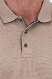 Détail de Polo beige à manches longues de Dansaert Blue pour Hommes