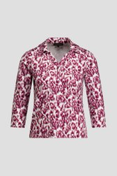 Photo produit 1 de Polo blanc et bordeaux de Claude Arielle pour Femmes