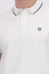 Détail de Polo blanche avec détails noirs de Only & Sons pour Hommes