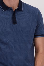 Détail de Polo bleu à manches courtes de Ravøtt pour Hommes
