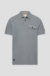 Photo produit 1 de Polo bleu avec poche de Camel active pour Hommes