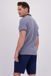 Le dos de Polo bleu chiné de Dansaert Blue pour Hommes