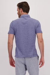 Polo bleu chiné de Upper East pour Hommes