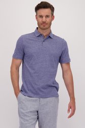 Polo bleu chiné de Upper East pour Hommes