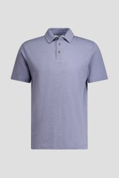 Photo produit 1 de Polo bleu chiné de Upper East pour Hommes