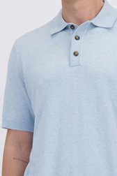 Détail de Polo bleu clair à manches courtes de Only & Sons pour Hommes