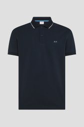 Photo produit 1 de Polo bleu foncé avec accent bleu clair de Sun68 pour Hommes