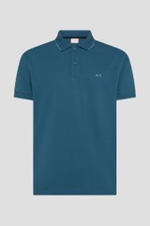 Photo produit 1 de Polo bleu foncé avec accent bleu clair de Sun68 pour Hommes