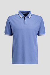 Photo produit 1 de Polo bleue avec accent blanc de Dansaert Blue pour Hommes