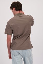 Le dos de Polo brun clair à manches courtes de Only & Sons pour Hommes