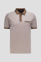 Photo produit 1 de Polo brun mêlé de Dansaert Blue pour Hommes