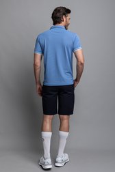 Le dos de Polo de golf bleue à manches courtes de Dansaert Golf Club pour Hommes