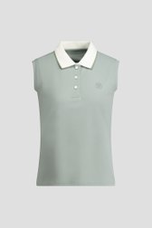 Photo produit 1 de Polo de golf sans manches vert de Dansaert Golf Club pour Femmes
