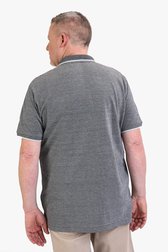 Polo gris avec logo sur la poitrine de Jefferson pour Hommes