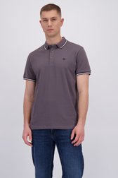 Le devant de Polo marron foncé de Only & Sons pour Hommes